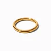 Anneau pour piercing de nez 1,0 mm en titane couleur dorée