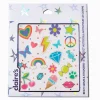 Autocollants pour le corps styles variés arc-en-ciel