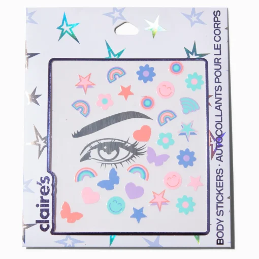 Autocollants pour le visage de formes originales