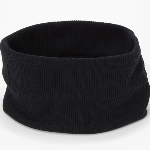 Bandeau côtelé plat - Noir