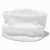 Bandeau côtelé plat blanc