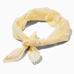 Bandeau façon dentelle couleur ivoire style boho
