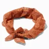 Bandeau façon dentelle marron style boho
