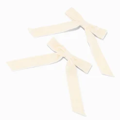 Barrette à double nœud en dentelle crochetée