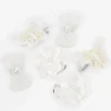 Barrettes à cheveux papillon en mousseline pour occasion spéciale Claire's Club - Lot de 6