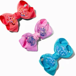 Barrettes à nœud shaker tons de bijoux Claire's Club - Lot de 3