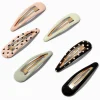 Barrettes clic clac cœur Claire's Club - Lot de 6