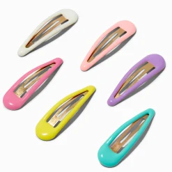 Barrettes clic clac pastel Claire's Club - Lot de 6