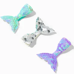 Barrettes queue de sirène à sequins Claire's Club - Lot de 3