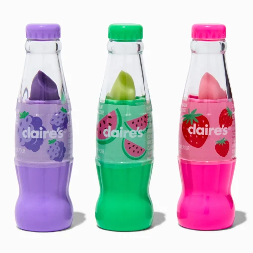 Baumes à lèvres bouteille de soda - Lot de 3