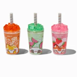 Baumes à lèvres petits animaux boissons glacées - Lot de 3
