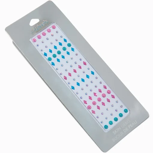 Bijoux de peau géométriques fleurs pastel - Lot de 100