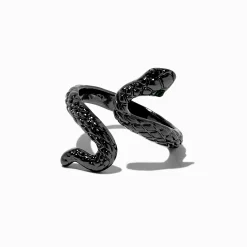 Black Snake Wrap Ring
