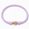 Bracelet en silicone chat violet