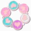 Bracelet élastique disque cœur Claire’s Club