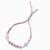 Bracelet réglable tressé « Happy»