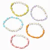 Bracelets élastiques perlés jours de la semaine - Lot de 5