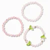 Bracelets élastiques perlés tulipe Claire's Club - Lot de 3