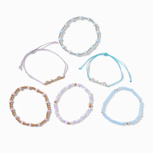 Bracelets réglables « Ride or Die » best friends - Lot de 6