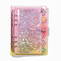 Cahier à spirales transparent marguerite à carreaux