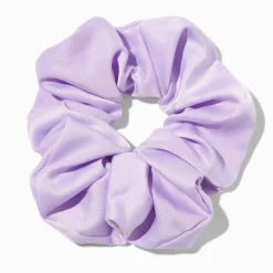 Chouchou satiné lilas