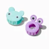 Claire's Club Purple & Blue Critter Hair Claws - 2 Pack