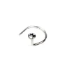 Clou de nez 0,8 mm incurvé avec strass