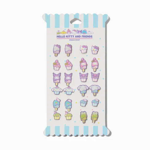 Clous d’oreilles Boutique de snacks Hello Kitty® And Friends - Lot de 12
