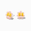 Clous d’oreilles chat fleur qui brillent dans le noir
