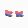 Clous d’oreilles papillon dégradé pailletés