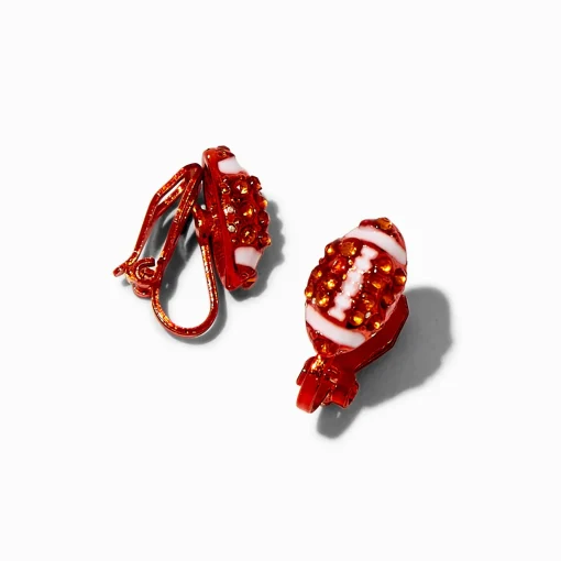 Clous d'oreilles à clip football