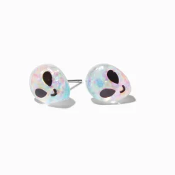 Clous d'oreilles extraterrestre irisés