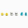 Clous d'oreilles panda, poussin et lapin