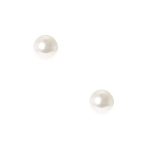 Clous d'oreilles perle d'imitation 8M