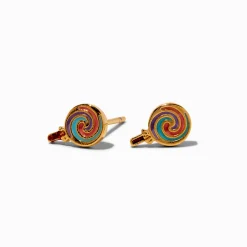 Clous d'oreilles sucette couleur dorée C LUXE by Claire's