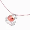 Collier à pendentif phosphorescent pieuvre rose Claire's Club