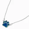 Collier d’humeur à pendentif avec imprimé patte