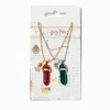 Collier en strass Gryffondor et Serpentard Harry Potter™ - Lot de 2