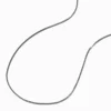 Collier mini chaîne serpent en acier inoxydable couleur argentée