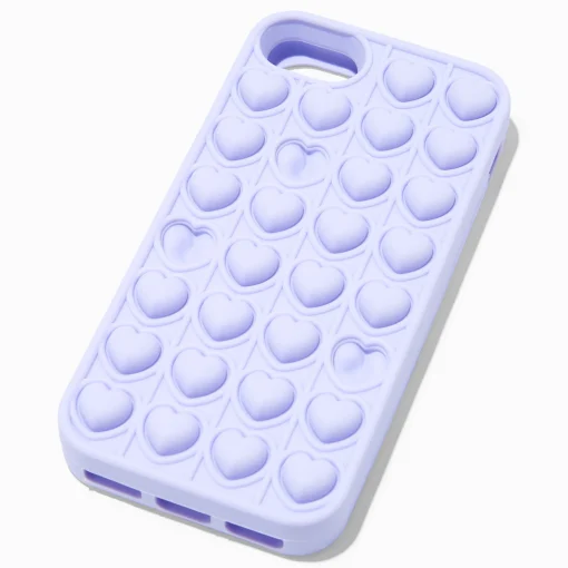 Coque de portable popper cœurs lavande - Compatible avec iPhone® 6/7/8