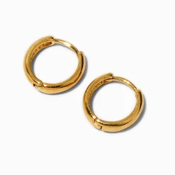 Créoles à charnière 10 mm couleur doré jaune C LUXE by Claire’s