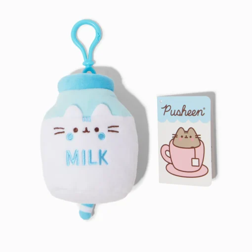 Décoration à clip avec jouet en peluche bouteille de lait Pusheen®