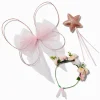 Ensemble de déguisement ailes et couronne de fleurs couleur cuivrée Claire's Club - Lot de 3