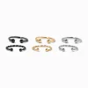 Faux anneaux de nez délicats en métaux mixtes - Lot de 6