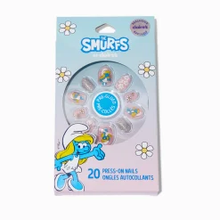Faux ongles autocollants stiletto en exclusivité chez Claire's Les Schtroumpfs™ - Lot de 20