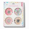 Faux ongles vegan autocollants arc-en-ciel Claire's Club - Lot de 4
