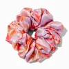 Giant Silky Pink Coral Hair Scrunchie