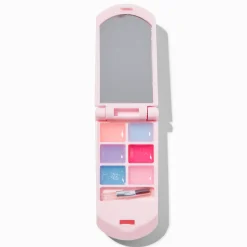 Gloss portable à clapet bling-bling cœur en perles d'imitation Claire's Club