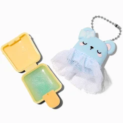 Gloss tutu perles ours bleu Pucker Pops® - Framboise bleue