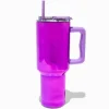 Gobelet à anse en acier inoxydable violet chromé